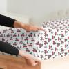 imageQueen Christmas Buffalo Plaid BampampW Sheet Set  Holiday Xmas Pattern Bedding Set  Deep Pockets  Snug Fit  4 Piece  Wrinkle Free  Comfy Festive Winter  Holiday Sheets for Women Men Kids ampamp TeensChristmas Cars