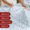 imageQueen Christmas Buffalo Plaid BampampW Sheet Set  Holiday Xmas Pattern Bedding Set  Deep Pockets  Snug Fit  4 Piece  Wrinkle Free  Comfy Festive Winter  Holiday Sheets for Women Men Kids ampamp Teens21  Snowy Bluebirds