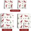 imageQueen Christmas Buffalo Plaid BampampW Sheet Set  Holiday Xmas Pattern Bedding Set  Deep Pockets  Snug Fit  4 Piece  Wrinkle Free  Comfy Festive Winter  Holiday Sheets for Women Men Kids ampamp Teens23  Winter Fox