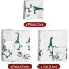 imageQueen Christmas Buffalo Plaid BampampW Sheet Set  Holiday Xmas Pattern Bedding Set  Deep Pockets  Snug Fit  4 Piece  Wrinkle Free  Comfy Festive Winter  Holiday Sheets for Women Men Kids ampamp Teens13  Holiday Gnomes Green
