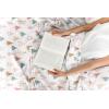 imageQueen Christmas Buffalo Plaid BampampW Sheet Set  Holiday Xmas Pattern Bedding Set  Deep Pockets  Snug Fit  4 Piece  Wrinkle Free  Comfy Festive Winter  Holiday Sheets for Women Men Kids ampamp TeensChristmas Tree 2