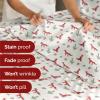 imageQueen Christmas Buffalo Plaid BampampW Sheet Set  Holiday Xmas Pattern Bedding Set  Deep Pockets  Snug Fit  4 Piece  Wrinkle Free  Comfy Festive Winter  Holiday Sheets for Women Men Kids ampamp Teens23  Winter Fox