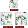 imageQueen Christmas Buffalo Plaid BampampW Sheet Set  Holiday Xmas Pattern Bedding Set  Deep Pockets  Snug Fit  4 Piece  Wrinkle Free  Comfy Festive Winter  Holiday Sheets for Women Men Kids ampamp TeensHoliday Wreath