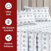 imageQueen Christmas Buffalo Plaid BampampW Sheet Set  Holiday Xmas Pattern Bedding Set  Deep Pockets  Snug Fit  4 Piece  Wrinkle Free  Comfy Festive Winter  Holiday Sheets for Women Men Kids ampamp TeensSnowburst