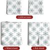 imageQueen Christmas Buffalo Plaid BampampW Sheet Set  Holiday Xmas Pattern Bedding Set  Deep Pockets  Snug Fit  4 Piece  Wrinkle Free  Comfy Festive Winter  Holiday Sheets for Women Men Kids ampamp Teens18  Gray Snowflakes