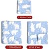 imageQueen Christmas Buffalo Plaid BampampW Sheet Set  Holiday Xmas Pattern Bedding Set  Deep Pockets  Snug Fit  4 Piece  Wrinkle Free  Comfy Festive Winter  Holiday Sheets for Women Men Kids ampamp Teens27  Cozy Polar Bears