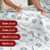 imageQueen Christmas Buffalo Plaid BampampW Sheet Set  Holiday Xmas Pattern Bedding Set  Deep Pockets  Snug Fit  4 Piece  Wrinkle Free  Comfy Festive Winter  Holiday Sheets for Women Men Kids ampamp TeensSnowburst