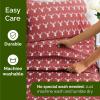 imageQueen Christmas Buffalo Plaid BampampW Sheet Set  Holiday Xmas Pattern Bedding Set  Deep Pockets  Snug Fit  4 Piece  Wrinkle Free  Comfy Festive Winter  Holiday Sheets for Women Men Kids ampamp Teens32  Holiday Stag
