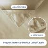 imageTwin Size Navy Blue Alternative Down Comforter  Warm Lightweight Luxury and Breathable Hotel Quality Bedding Set  All Season Fluffy and Cozy Oversized Cooling Microfiber Duvet Insert Comforter13  BrownBeige