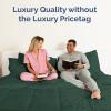 imageTwin Size Navy Blue Alternative Down Comforter  Warm Lightweight Luxury and Breathable Hotel Quality Bedding Set  All Season Fluffy and Cozy Oversized Cooling Microfiber Duvet Insert Comforter12  EmeraldLight Sage Green