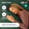 imageTwin Size Navy Blue Alternative Down Comforter  Warm Lightweight Luxury and Breathable Hotel Quality Bedding Set  All Season Fluffy and Cozy Oversized Cooling Microfiber Duvet Insert Comforter12  EmeraldLight Sage Green