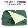 imageTwin Size Navy Blue Alternative Down Comforter  Warm Lightweight Luxury and Breathable Hotel Quality Bedding Set  All Season Fluffy and Cozy Oversized Cooling Microfiber Duvet Insert Comforter12  EmeraldLight Sage Green