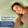 imageTwin Size Navy Blue Alternative Down Comforter  Warm Lightweight Luxury and Breathable Hotel Quality Bedding Set  All Season Fluffy and Cozy Oversized Cooling Microfiber Duvet Insert Comforter12  EmeraldLight Sage Green
