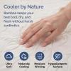 imageWaterproof Cooling Mattress Protector Queen Size  Viscose Made from Bamboo Mattress Cover  Fits 16quot Deep  Fitted Sheet Style ampamp Stretchable Pockets  Noiseless Comfy Breathable  60 x 80  White