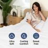 imageWhite 3Piece Sheet Set ampamp Pillowcase Bedding Bundle Twin XL Size  Complete Twin XL Sheet Set ampamp 4 Pillowcases with Deep Pockets up to 16 inches  Hotel Luxury Quality  Soft Breathable ampamp Cooling