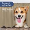 imageWrap Around Dust Ruffle Bed Skirt  Beige  for Queen Size Beds with 12 Inch Drop  Easy Fit Elastic Strap  Adjustable Pleated Bedskirt wBrushed Fabric  Wrinkle Free  for Women Men Kids ampamp Teens