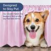 imageWrap Around Dust Ruffle Bed Skirt  Light Pink  for Queen Size Beds with 12 Inch Drop  Elastic Strap  Adjustable Pleated Bedskirt with Brushed Fabric and Wrinkle Free  For Women Men Kids ampamp Teens