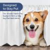 imageWrap Around Dust Ruffle Bed Skirt  White  for Queen Size Beds with 12 Inch Drop  Easy Fit Elastic Strap  Adjustable Pleated Bedskirt wBrushed Fabric  Wrinkle Free  for Women Men Kids ampamp Teens