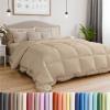 imageTwin Size Navy Blue Alternative Down Comforter  Warm Lightweight Luxury and Breathable Hotel Quality Bedding Set  All Season Fluffy and Cozy Oversized Cooling Microfiber Duvet Insert Comforter05  Cream