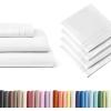 imageWhite 3Piece Sheet Set ampamp Pillowcase Bedding Bundle Twin XL Size  Complete Twin XL Sheet Set ampamp 4 Pillowcases with Deep Pockets up to 16 inches  Hotel Luxury Quality  Soft Breathable ampamp Cooling