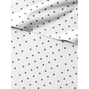imageKids Baseball Queen 4 Piece Sheet Set  Boys Girls Teens Toddler  Easy Fit Deep Pockets  Breathable Hotel Quality Bedding Sheets  Machine Washable  Wrinkle Free  Cute Cozy Soft  CGK Linens09  Black Polka Dots