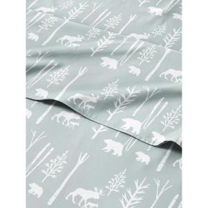imageQueen Christmas Buffalo Plaid BampampW Sheet Set  Holiday Xmas Pattern Bedding Set  Deep Pockets  Snug Fit  4 Piece  Wrinkle Free  Comfy Festive Winter  Holiday Sheets for Women Men Kids ampamp Teens25  Winter Animals