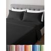 image3 Piece Bed Sheet Set Twin Size  Comfy Breathable ampamp Cooling  UltraSoft Cozy Bedding Set w 816 Inch Deep Pockets  1 Flat ampamp 1 Fitted Sheet ampamp 1 Pillowcase  Wrinkle Free ampamp Fade Resistant  Wheat06  Black