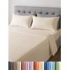 image3 Piece Bed Sheet Set Twin Size  Comfy Breathable ampamp Cooling  UltraSoft Cozy Bedding Set w 816 Inch Deep Pockets  1 Flat ampamp 1 Fitted Sheet ampamp 1 Pillowcase  Wrinkle Free ampamp Fade Resistant  Wheat04  Wheat
