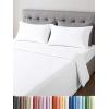 image3 Piece Bed Sheet Set Twin Size  Comfy Breathable ampamp Cooling  UltraSoft Cozy Bedding Set w 816 Inch Deep Pockets  1 Flat ampamp 1 Fitted Sheet ampamp 1 Pillowcase  Wrinkle Free ampamp Fade Resistant  Wheat01  White