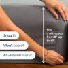 image3 Piece Bed Sheet Set Twin Size  Comfy Breathable ampamp Cooling  UltraSoft Cozy Bedding Set w 816 Inch Deep Pockets  1 Flat ampamp 1 Fitted Sheet ampamp 1 Pillowcase  Wrinkle Free ampamp Fade Resistant  Wheat03  Dark Grey