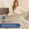image3 Piece Bed Sheet Set Twin Size  Comfy Breathable ampamp Cooling  UltraSoft Cozy Bedding Set w 816 Inch Deep Pockets  1 Flat ampamp 1 Fitted Sheet ampamp 1 Pillowcase  Wrinkle Free ampamp Fade Resistant  Wheat04  Wheat