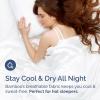 imageBamboo Sheets Full Size  Cooling Sheets for Full  100 Rayon Derived from Bamboo  Ultra Soft Breathable ampamp Hotel Luxury Bedding  1 Flat ampamp 1 Fitted ampamp 2 Pillowcases w 16 Inch Deep Pockets  White01  White