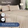 imageBamboo Sheets Full Size  Cooling Sheets for Full  100 Rayon Derived from Bamboo  Ultra Soft Breathable ampamp Hotel Luxury Bedding  1 Flat ampamp 1 Fitted ampamp 2 Pillowcases w 16 Inch Deep Pockets  White05  Wheat