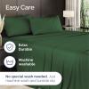 imageBamboo Sheets Full Size  Cooling Sheets for Full  100 Rayon Derived from Bamboo  Ultra Soft Breathable ampamp Hotel Luxury Bedding  1 Flat ampamp 1 Fitted ampamp 2 Pillowcases w 16 Inch Deep Pockets  White06  Emerald Green