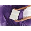 imageCGK Unlimited Queen Size Bed Sheets Cooling ampamp Breathable 60 Polyester 40 Rayon Derived from Bamboo Super Soft Comfy Sheets for Hot Sleepers to Stay Cool Queen Light Grey14  Purple