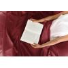 imageCGK Unlimited Queen Size Bed Sheets Cooling ampamp Breathable 60 Polyester 40 Rayon Derived from Bamboo Super Soft Comfy Sheets for Hot Sleepers to Stay Cool Queen Light Grey11  Burgundy