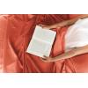 imageCGK Unlimited Queen Size Bed Sheets Cooling ampamp Breathable 60 Polyester 40 Rayon Derived from Bamboo Super Soft Comfy Sheets for Hot Sleepers to Stay Cool Queen Light Grey15  Coral