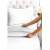 imageCGK Unlimited Queen Size Bed Sheets Cooling ampamp Breathable 60 Polyester 40 Rayon Derived from Bamboo Super Soft Comfy Sheets for Hot Sleepers to Stay Cool Queen Light Grey01  White