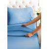 imageCGK Unlimited Queen Size Bed Sheets Cooling ampamp Breathable 60 Polyester 40 Rayon Derived from Bamboo Super Soft Comfy Sheets for Hot Sleepers to Stay Cool Queen Light Grey07  Denim Blue