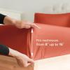 imageCGK Unlimited Queen Size Bed Sheets Cooling ampamp Breathable 60 Polyester 40 Rayon Derived from Bamboo Super Soft Comfy Sheets for Hot Sleepers to Stay Cool Queen Light Grey15  Coral