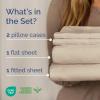 imageExtra Thick Heavyweight Full Size 4 Piece Sheet Set  High End Super Luxury Bed Set  Premium Heavyweight Hotel Quality Sheets with Deep Pockets  EasyFit  UltraSoft Warm and Wrinkle Free  Black04  Wheat
