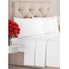imageExtra Thick Heavyweight Full Size 4 Piece Sheet Set  High End Super Luxury Bed Set  Premium Heavyweight Hotel Quality Sheets with Deep Pockets  EasyFit  UltraSoft Warm and Wrinkle Free  Black01  White