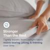 imageExtra Thick Heavyweight Full Size 4 Piece Sheet Set  High End Super Luxury Bed Set  Premium Heavyweight Hotel Quality Sheets with Deep Pockets  EasyFit  UltraSoft Warm and Wrinkle Free  Black02  Light Grey
