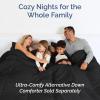 imageExtra Thick Heavyweight Full Size 4 Piece Sheet Set  High End Super Luxury Bed Set  Premium Heavyweight Hotel Quality Sheets with Deep Pockets  EasyFit  UltraSoft Warm and Wrinkle Free  Black06  Black