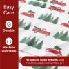 imageFlannel Christmas Sheets  100 Cotton Flannel Set  Queen Size Sheets  Extra Soft ampamp Cozy Thick Warm Heavyweight Winter Bedding  Christmas Trees Deep Pocket Holiday Sets for Women Men ampamp Kids06  Christmas Tree 1