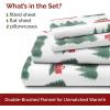 imageFlannel Christmas Sheets  100 Cotton Flannel Set  Queen Size Sheets  Extra Soft ampamp Cozy Thick Warm Heavyweight Winter Bedding  Christmas Trees Deep Pocket Holiday Sets for Women Men ampamp Kids06  Christmas Tree 1
