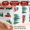 imageFlannel Christmas Sheets  100 Cotton Flannel Set  Queen Size Sheets  Extra Soft ampamp Cozy Thick Warm Heavyweight Winter Bedding  Christmas Trees Deep Pocket Holiday Sets for Women Men ampamp Kids06  Christmas Tree 1