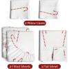 imageFlannel Christmas Sheets  100 Cotton Flannel Set  Queen Size Sheets  Extra Soft ampamp Cozy Thick Warm Heavyweight Winter Bedding  Christmas Trees Deep Pocket Holiday Sets for Women Men ampamp Kids03  Candy Cane