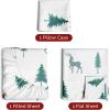 imageFlannel Christmas Sheets  100 Cotton Flannel Set  Queen Size Sheets  Extra Soft ampamp Cozy Thick Warm Heavyweight Winter Bedding  Christmas Trees Deep Pocket Holiday Sets for Women Men ampamp Kids08  Reindeer Forest