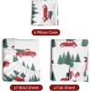 imageFlannel Christmas Sheets  100 Cotton Flannel Set  Queen Size Sheets  Extra Soft ampamp Cozy Thick Warm Heavyweight Winter Bedding  Christmas Trees Deep Pocket Holiday Sets for Women Men ampamp Kids06  Christmas Tree 1